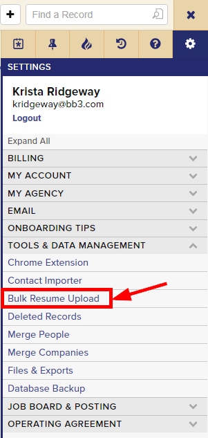 bulk resume upload where to upload resumes